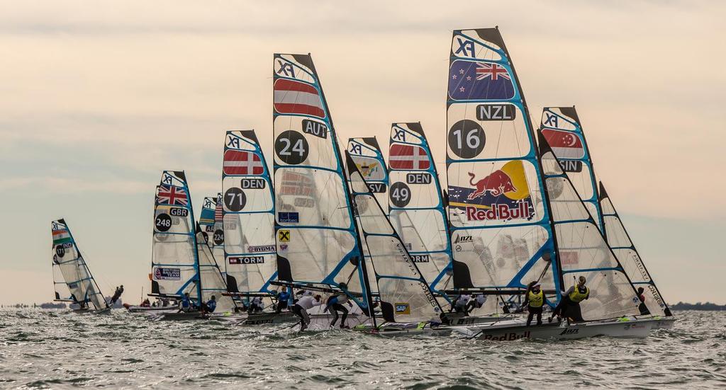 Alex Maloney amd Molly Meech, Gold medal winners, 49erFX, World Sailing Cup 2016 Miami © Yachting NZ/Sailing Energy http://www.sailingenergy.com/